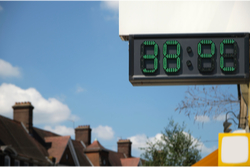 outdoor temperature display