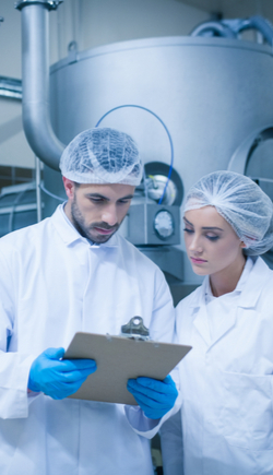 Image of food testing