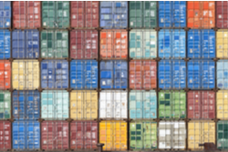 stack of freight containers